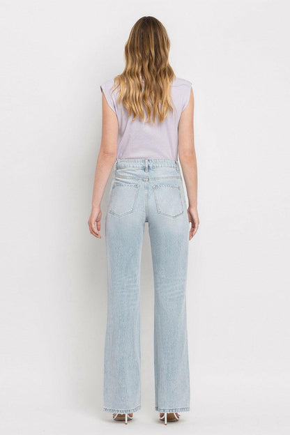 Vervet by Flying Monkey 90'S Vintage Super High Rise Flare Jeans.