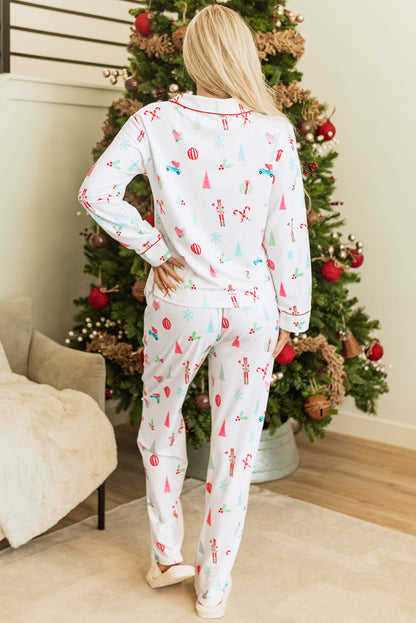 Festive White Christmas Pjs Set