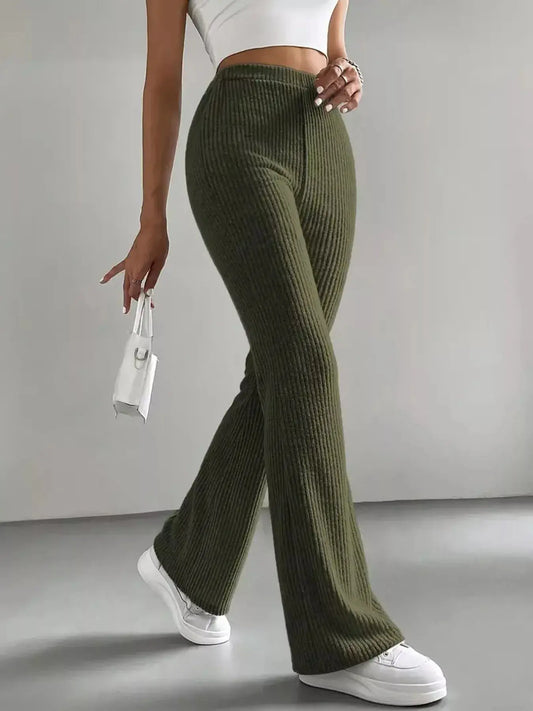 High Waist Flare Pants Simply Love