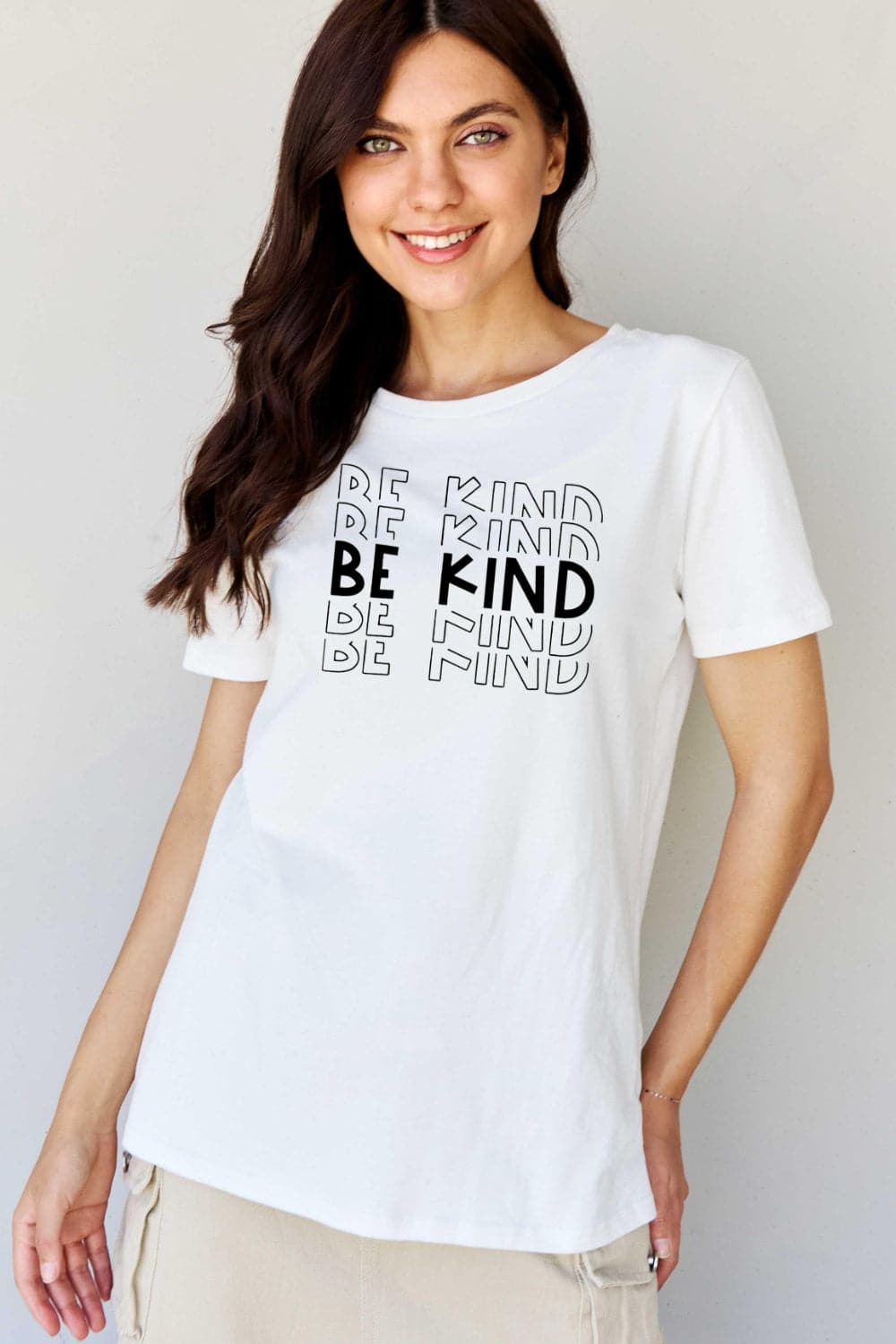 Simply Love Full Size BE KIND Graphic T-Shirt.