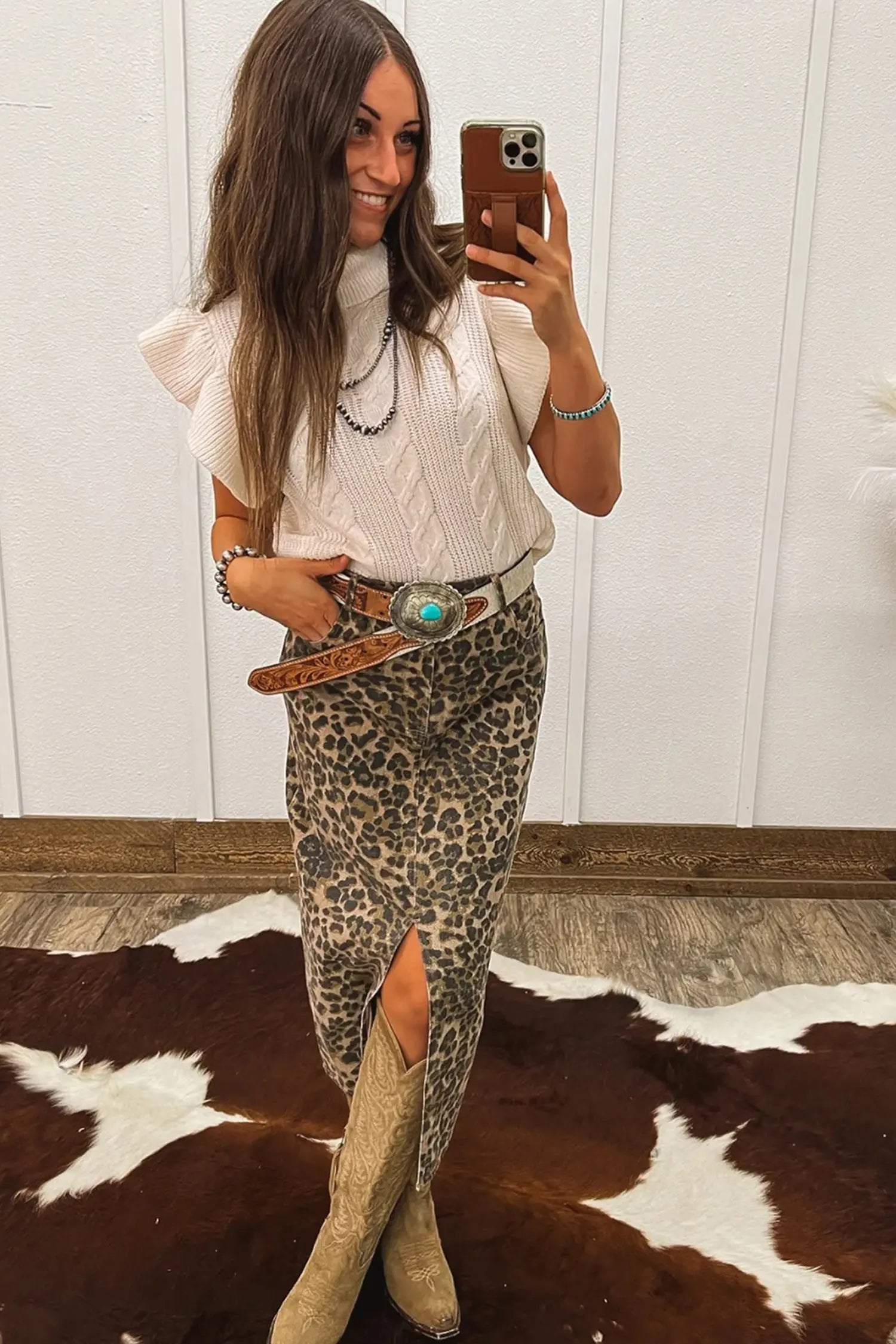 Jet Stream Cable Knit Turtleneck Ruffled Short Sleeve Sweater Dear-Lover Dropshipping