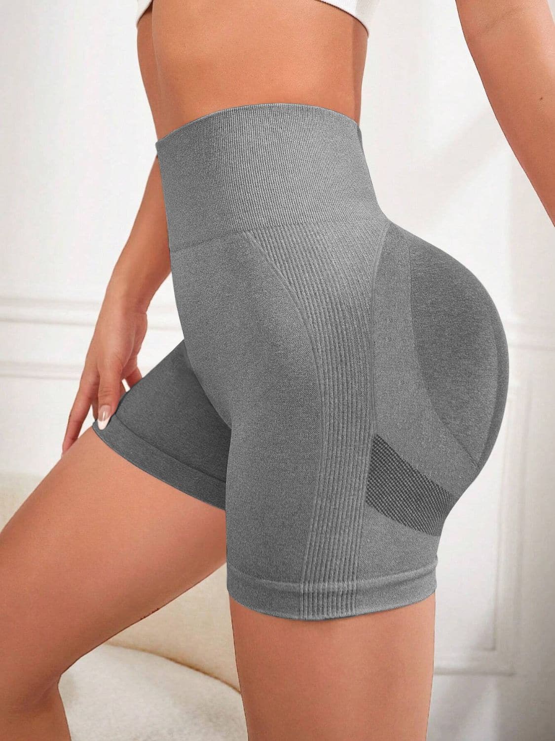 High Waist Active Shorts.