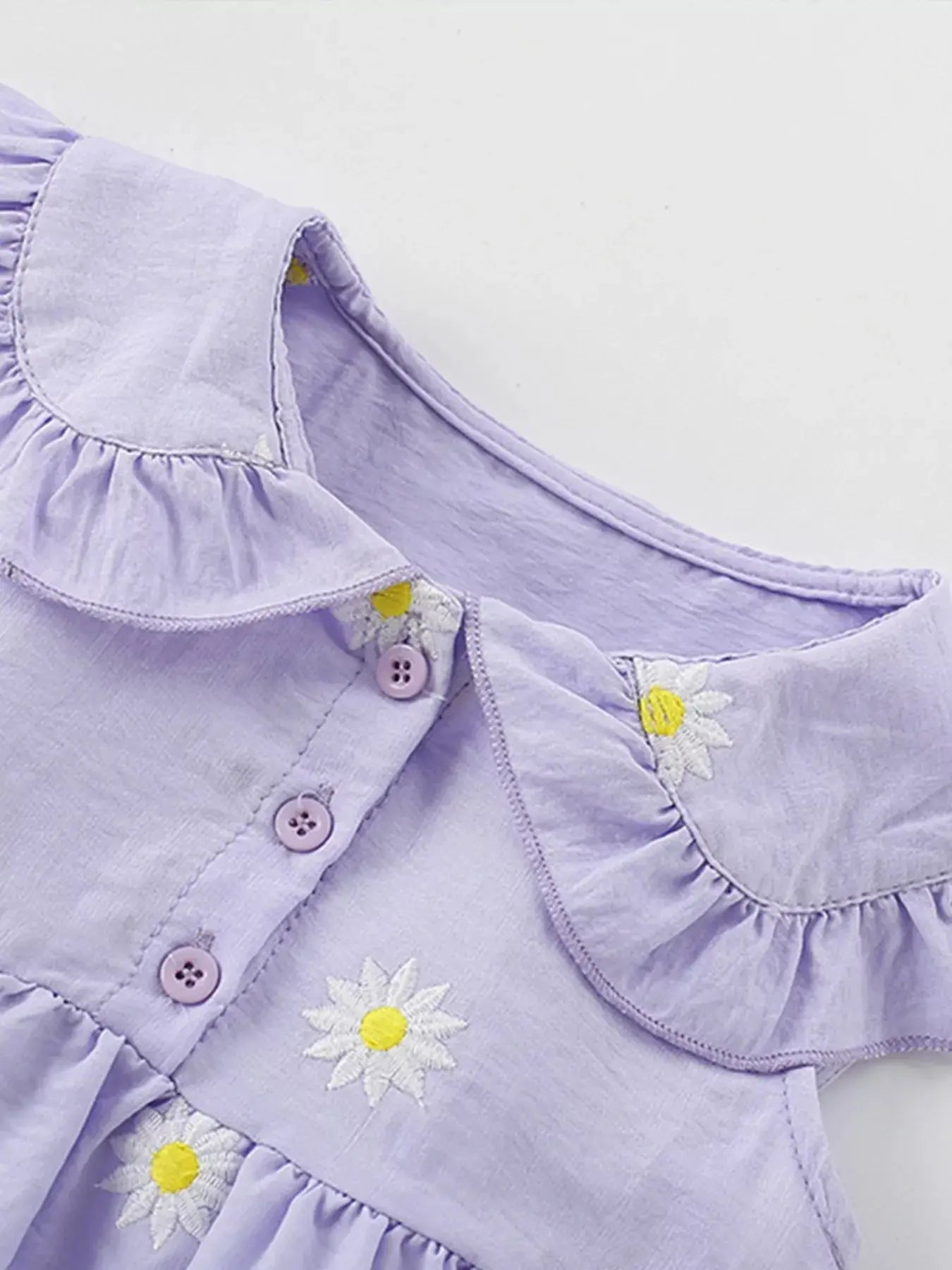 Children's Daisy Peter Pan Collar Sleeveless Dress Simply Love