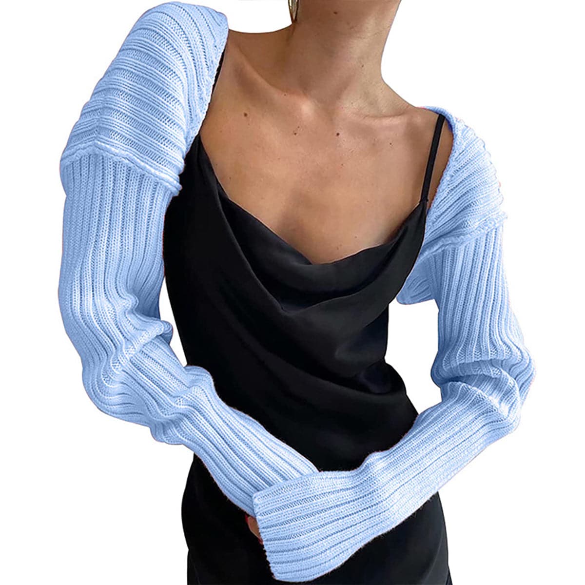 Long Sleeve Knit Bolero.