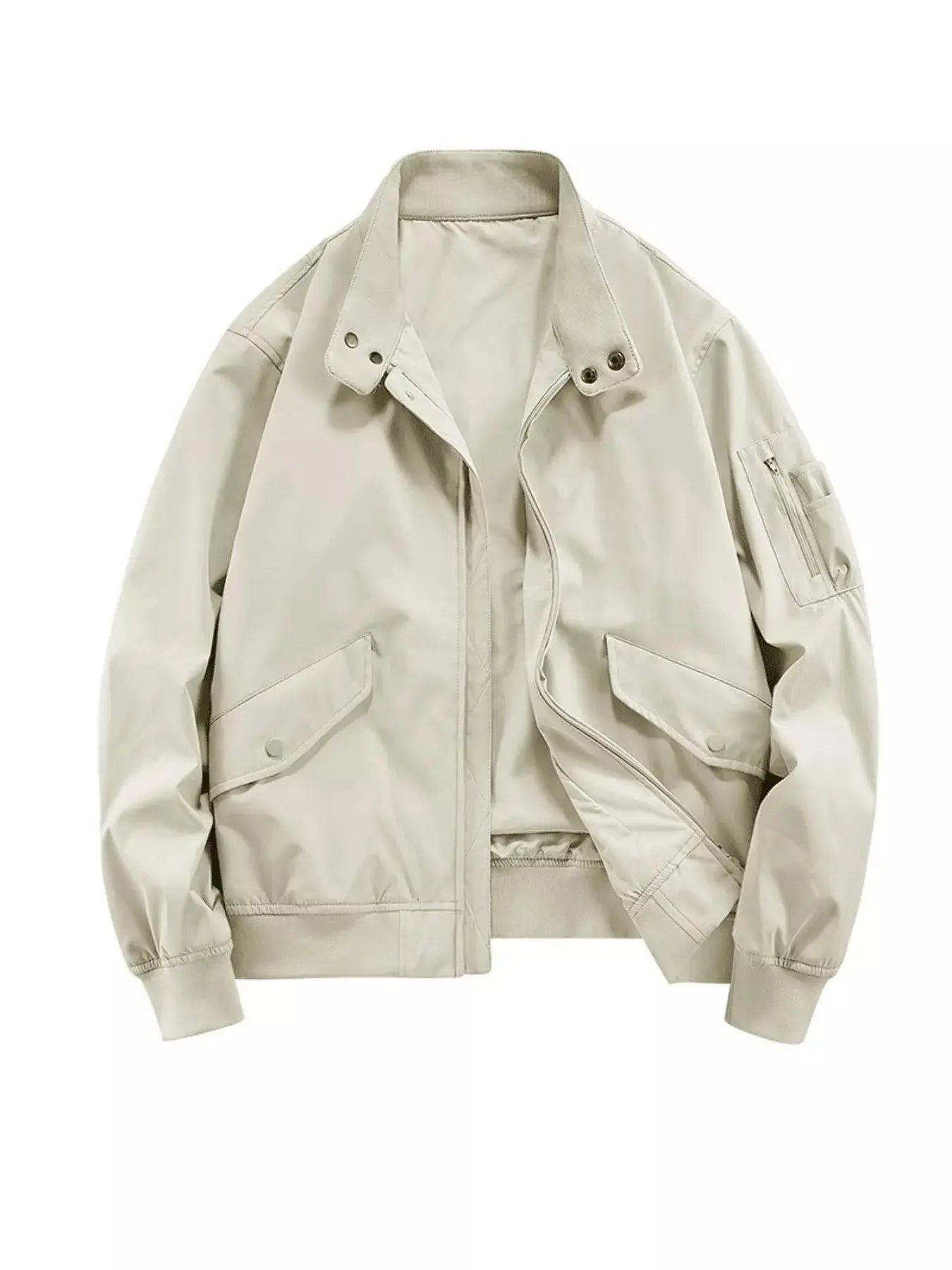 Men's Plus Size Casual Lightweight Zip Up Jacket Simply Love