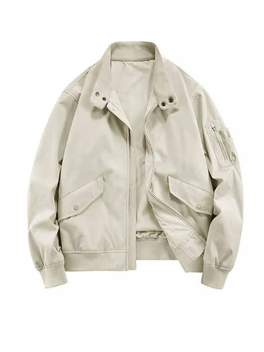 Men's Plus Size Casual Lightweight Zip Up Jacket Simply Love