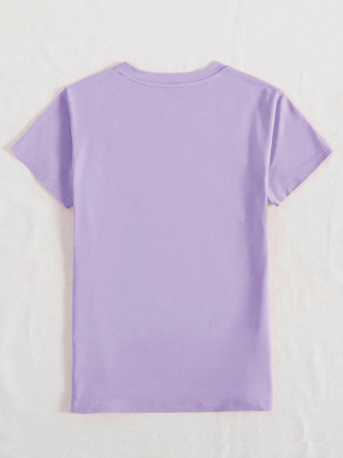 Graphic Round Neck Short Sleeve T-Shirt.