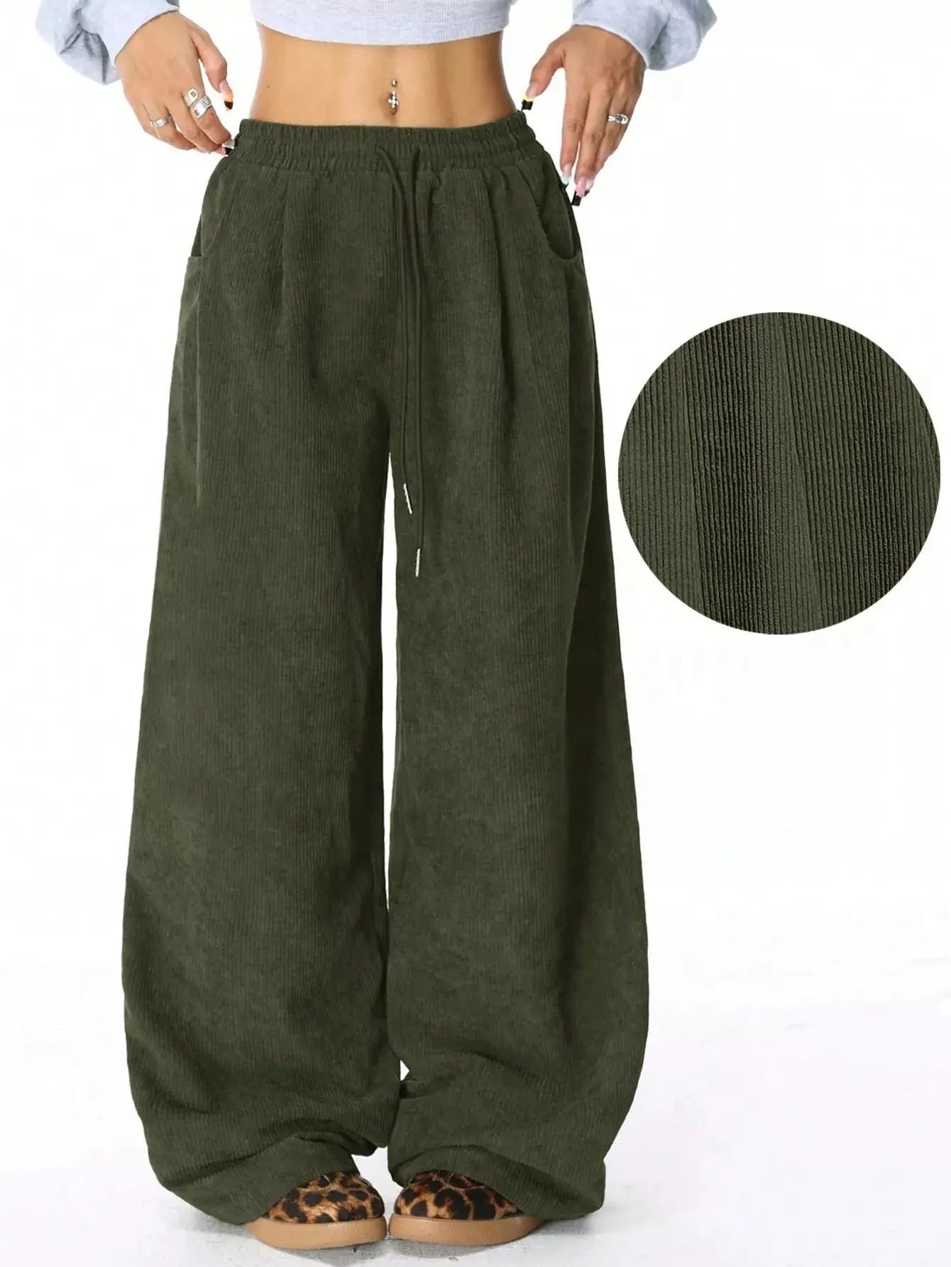 Corduroy Wide Leg Pants Simply Love