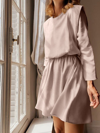 Chic Long Sleeve Mini Dress for Effortless Style