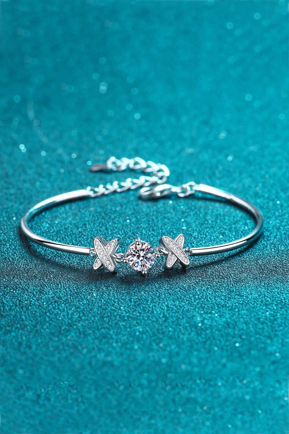 Adored Happy State of Mind 1 Carat Moissanite Bracelet.