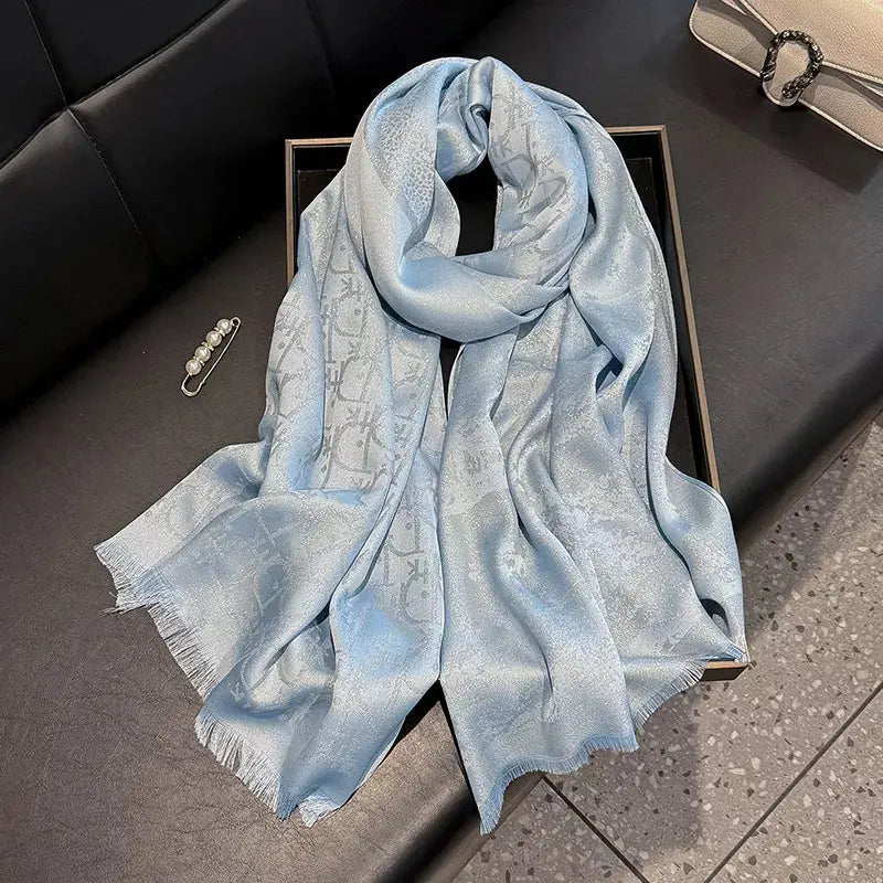 Raw Hem Warm Scarf Simply Love