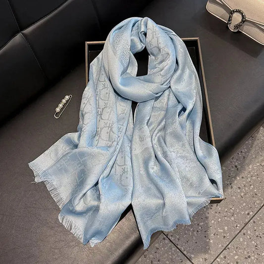 Raw Hem Warm Scarf Simply Love