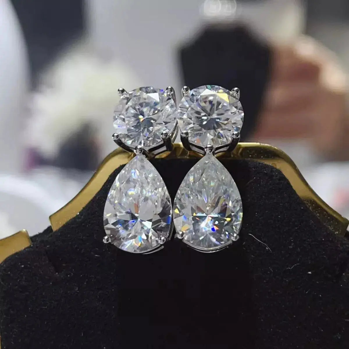 16 Carat Moissanite 925 Sterling Silver Earrings Simply Love