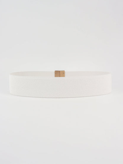 Alloy Buckle Elastic Belt.