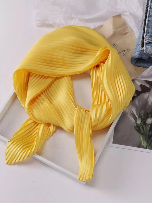 Pleated Satin Scarf Simply Love