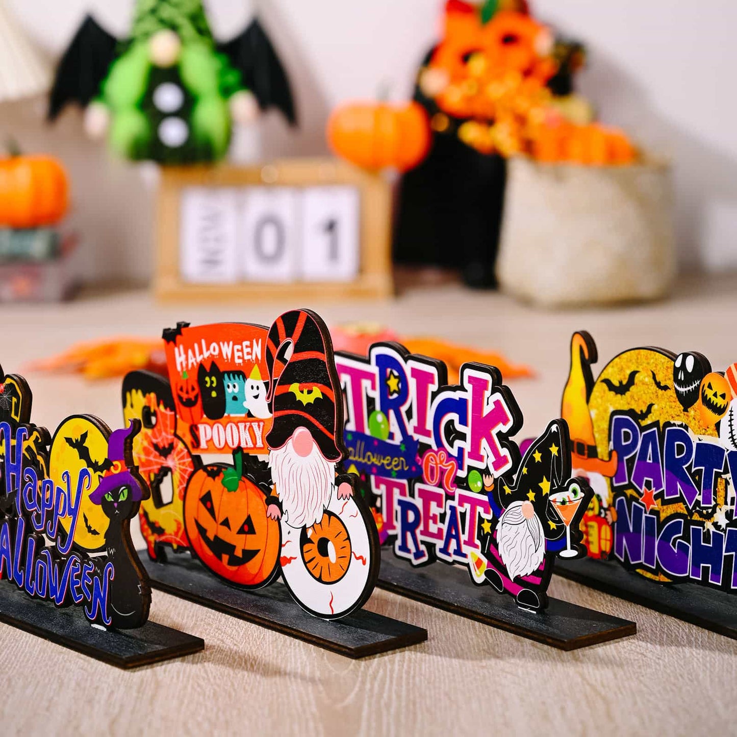 Halloween 2-piece ornament set