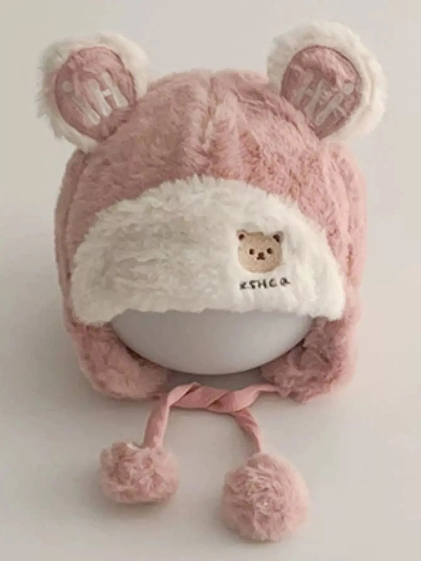 Children's Bear Ear Fluffy Hat Simply Love
