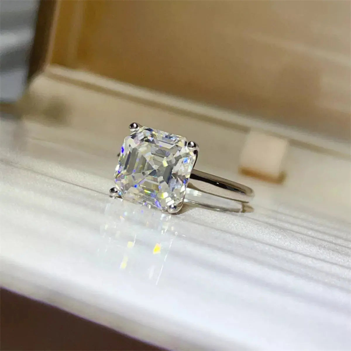 5 Carat Moissanite 925 Sterling Silver Ring Simply Love