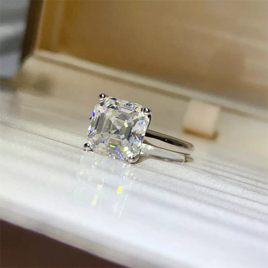 5 Carat Moissanite 925 Sterling Silver Ring Simply Love