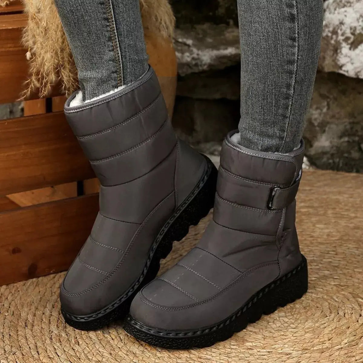 Warm Padded Waterproof Snow Boots Simply Love