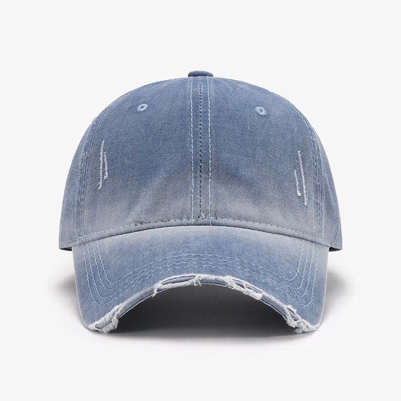 Distressed Washed Adjustable Baseball Cap.