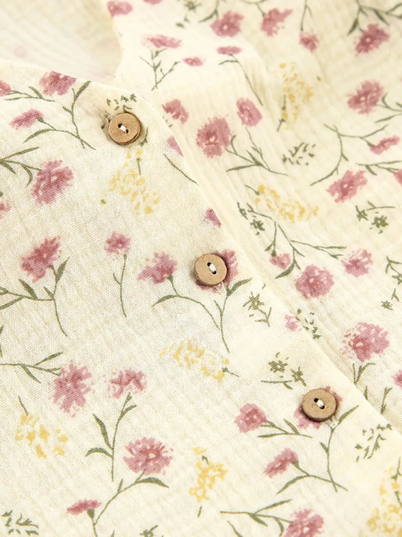 Floral Print Button-Down Top and Pants Lounge Set Simply Love