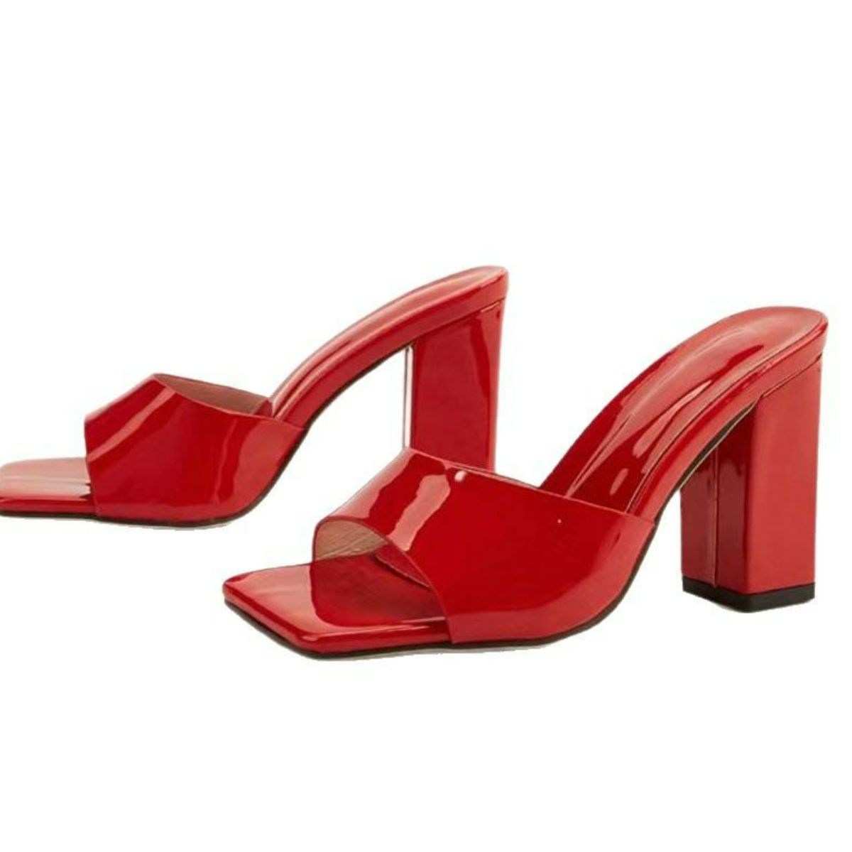 Max Luxe Square Toe Block Heels Coco’s Tee Boutique