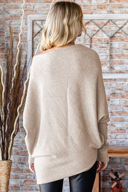 First love dolman sleeve sweater