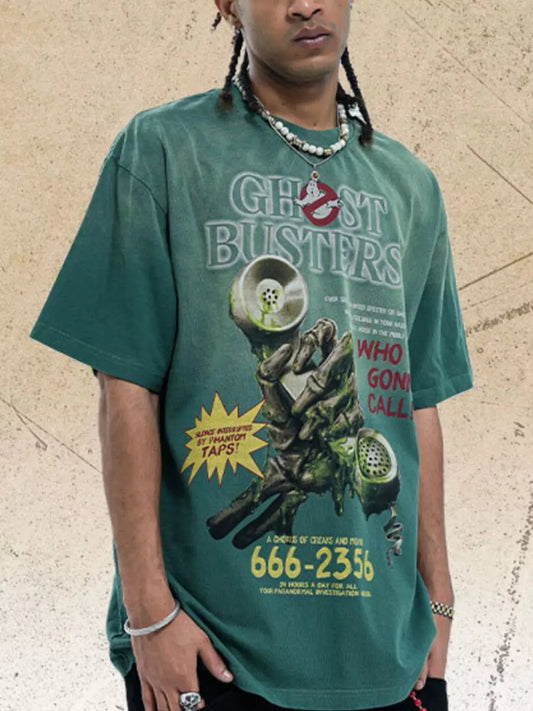 Men's Graphic Round Neck Vintage T-Shirt Simply Love