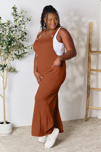 Double Take Wide Leg Overall w/Pockets