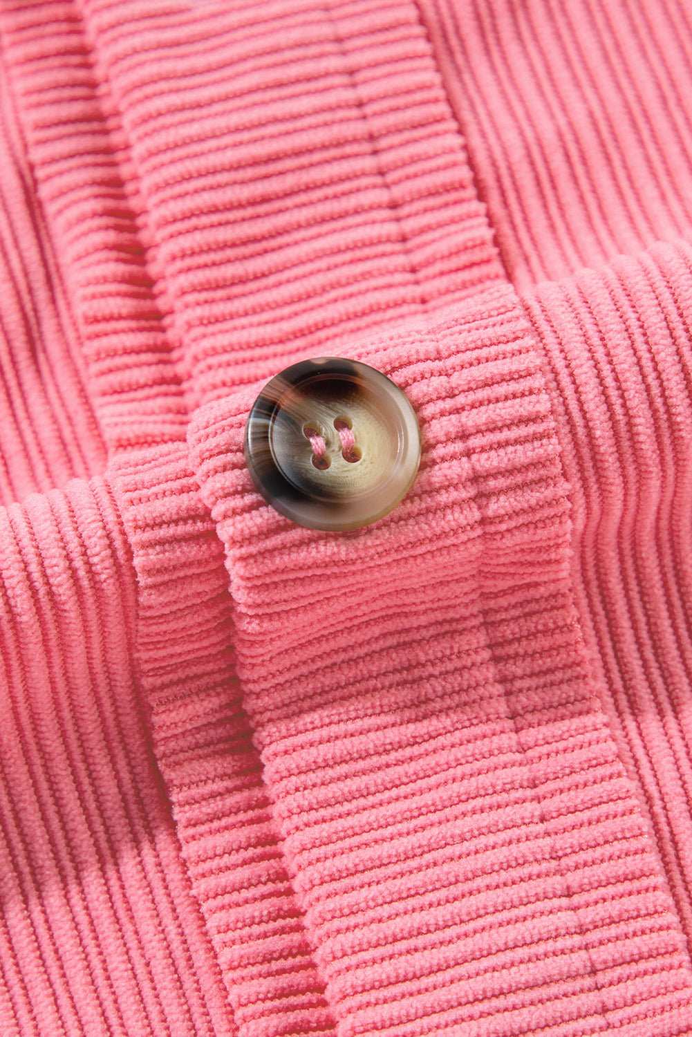 Bonbon corduroy button-up shacket