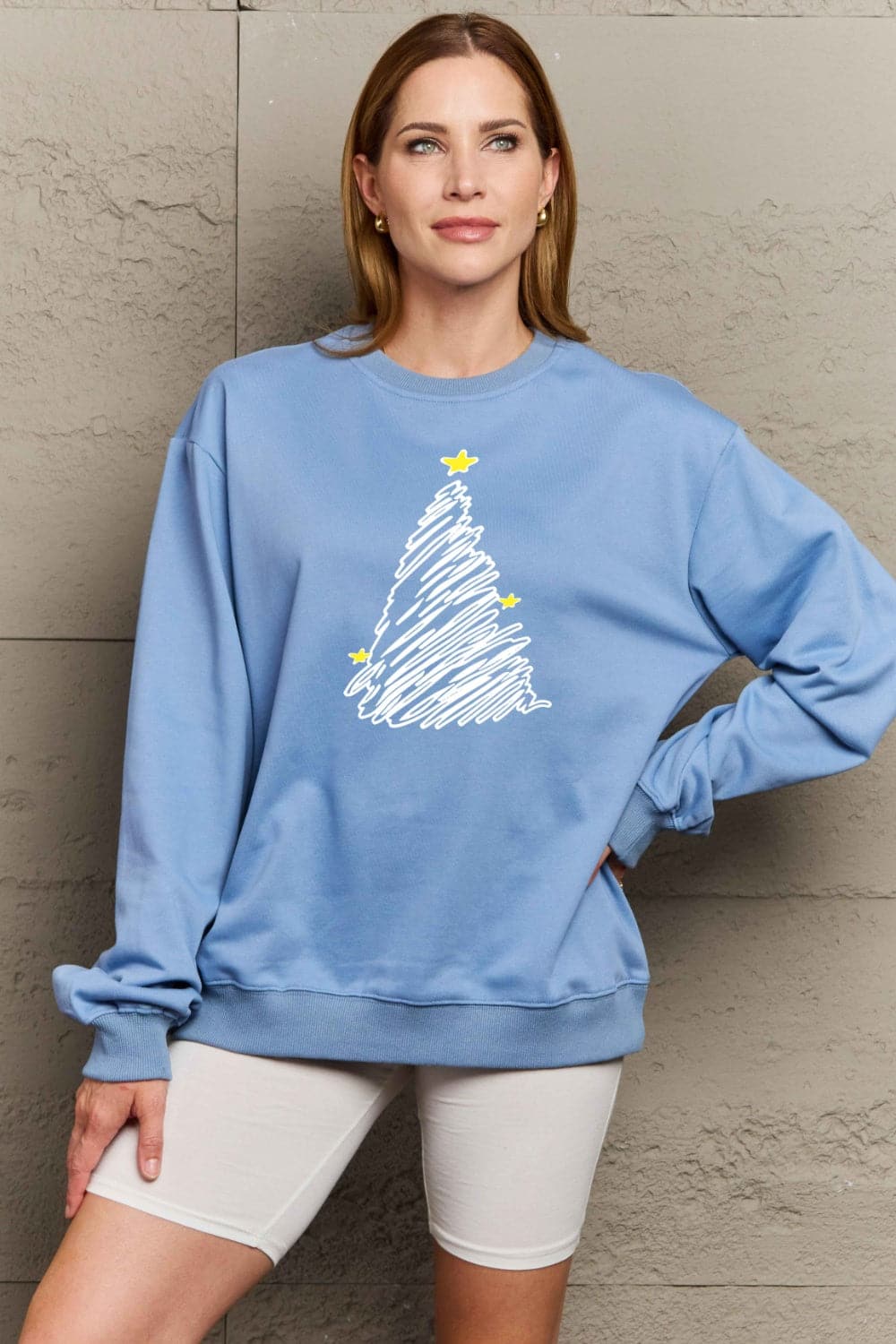 Simply Love Full Size Graphic Sweatshirt.