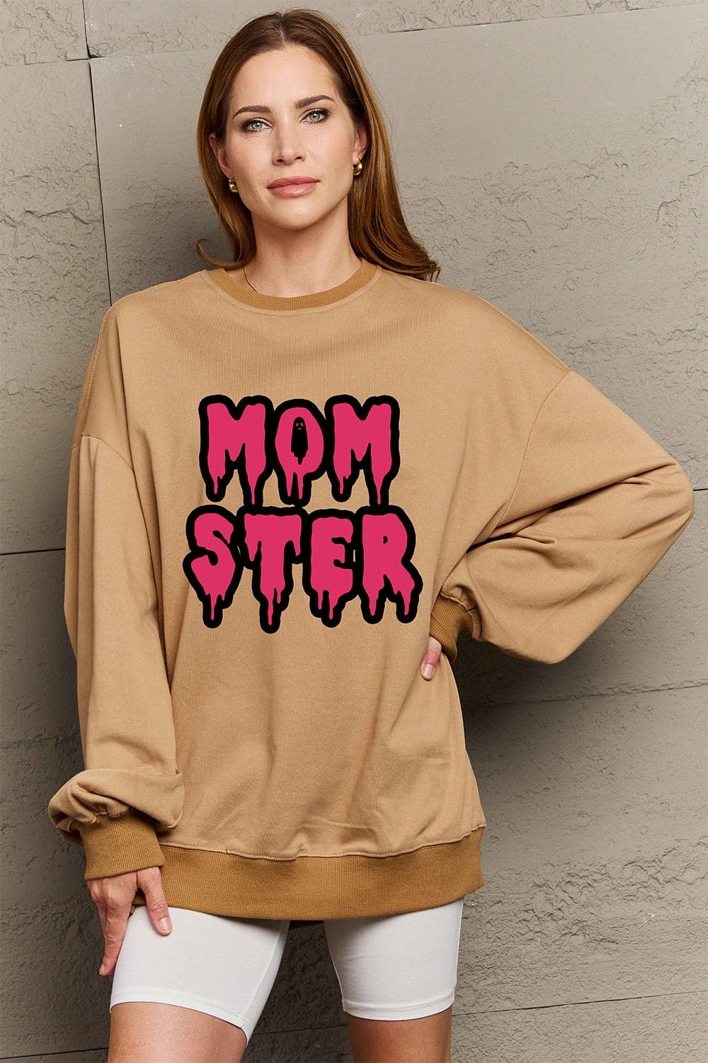 Mom's Love Graphic Sweatshirt in Full Size