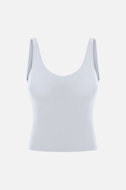 V Neck Active Tank.