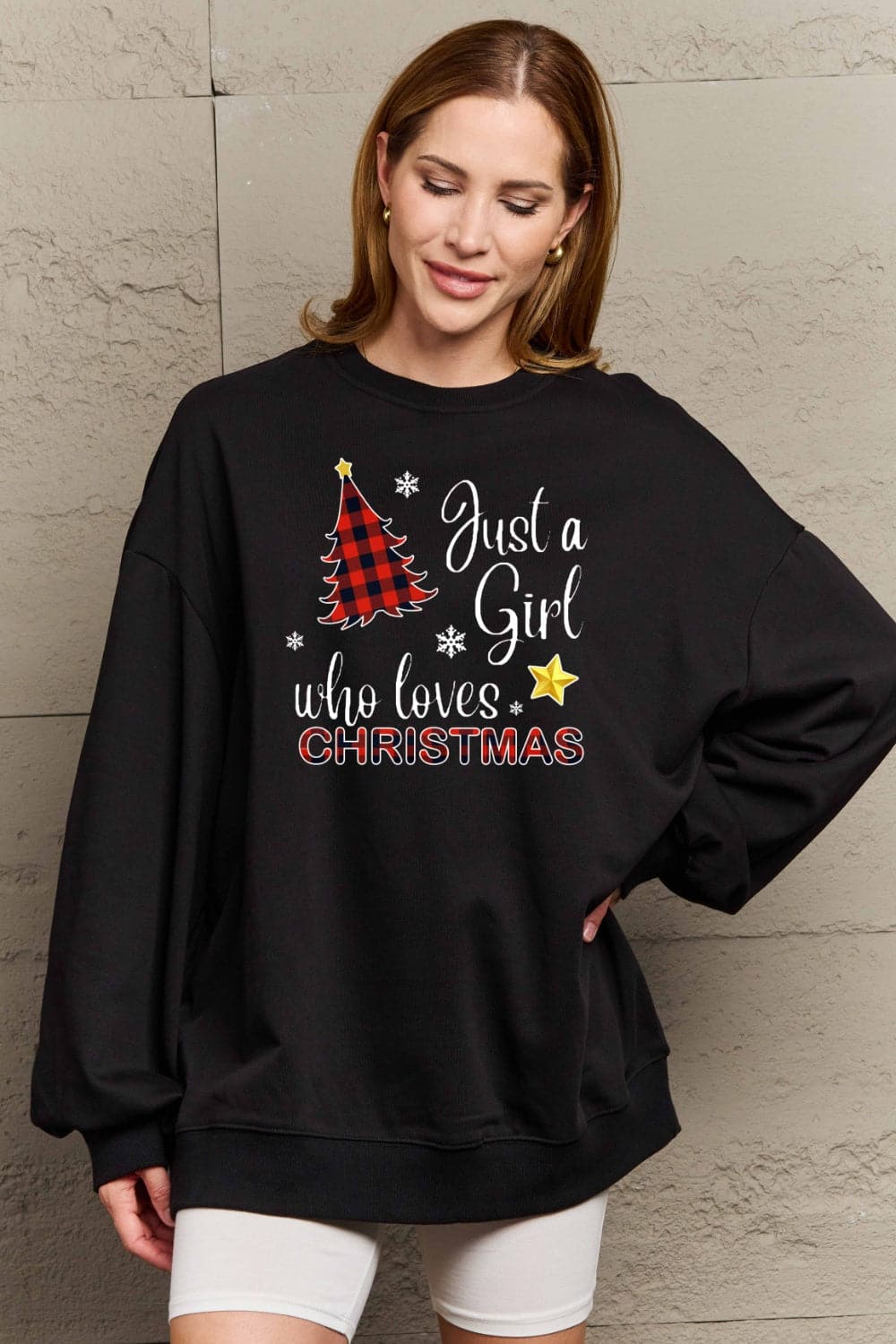 Simply Love Full Size Graphic Sweatshirt.