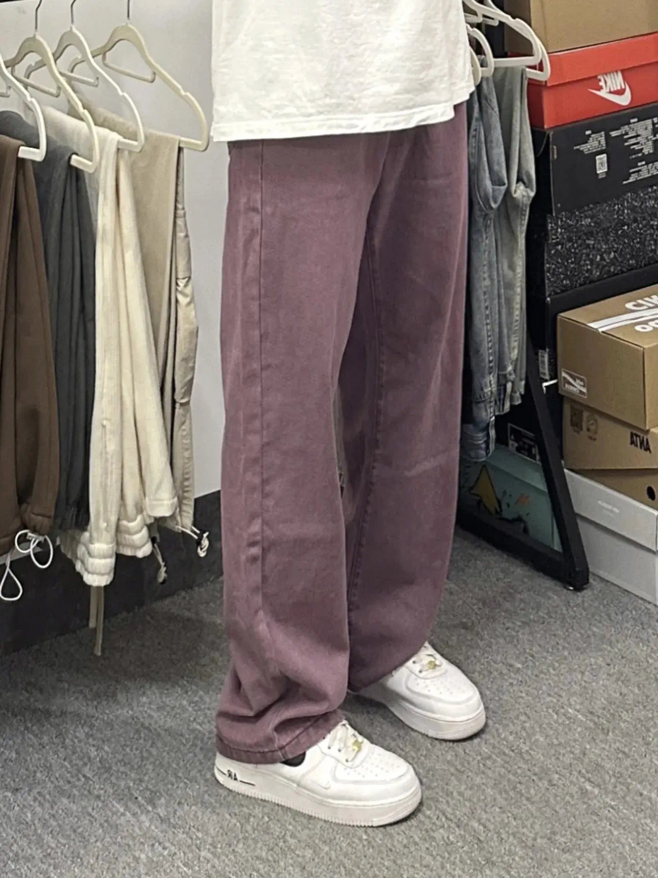 Men's Full Size Wash Loose Fit Jeans Plus Size Simply Love