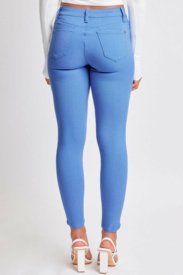 YMI Jeanswear Full Size Hyperstretch Mid-Rise Skinny Pants.