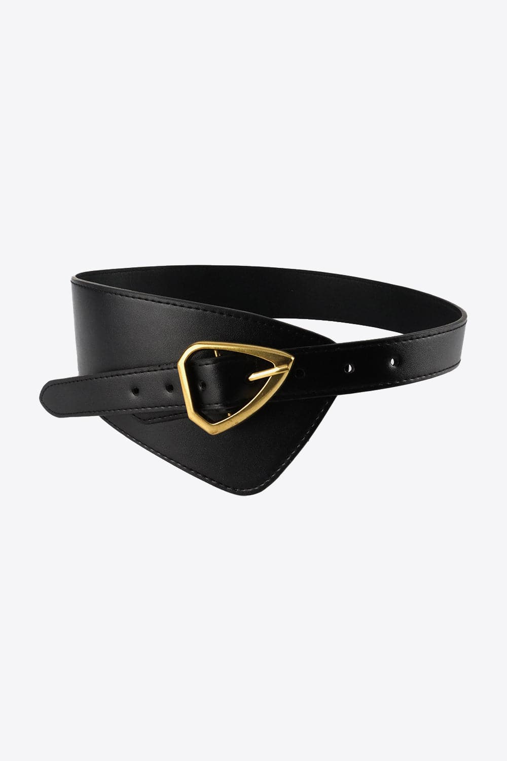 Irregular PU Leather Belt.