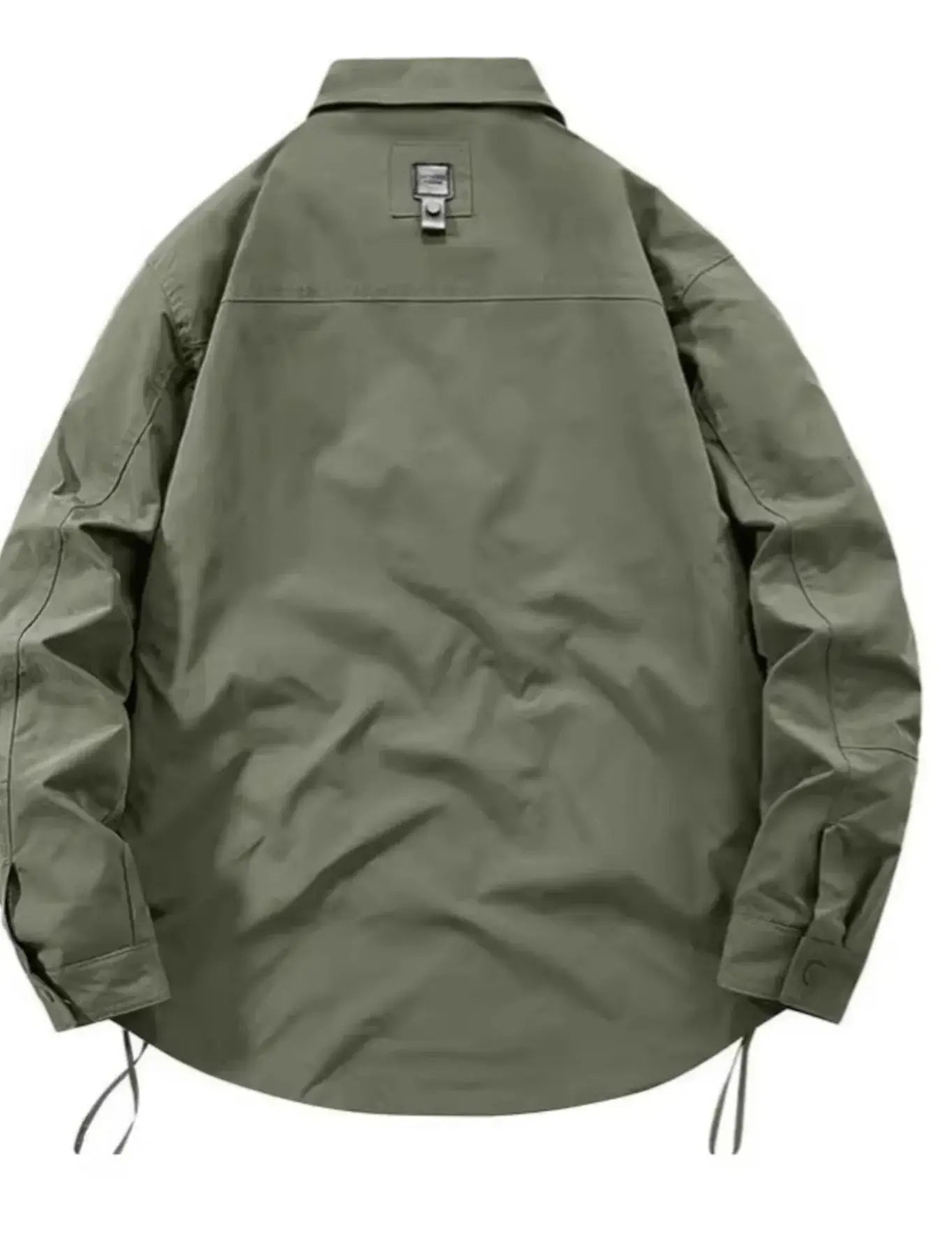 Plus Size Men's Urban Style Cargo Jacket With Oversized Fit In Orange Simply Love