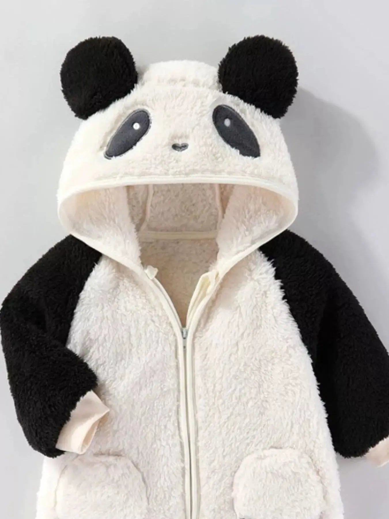 Children's Animal Plush Hooded One-Piece Jumpsuit Simply Love
