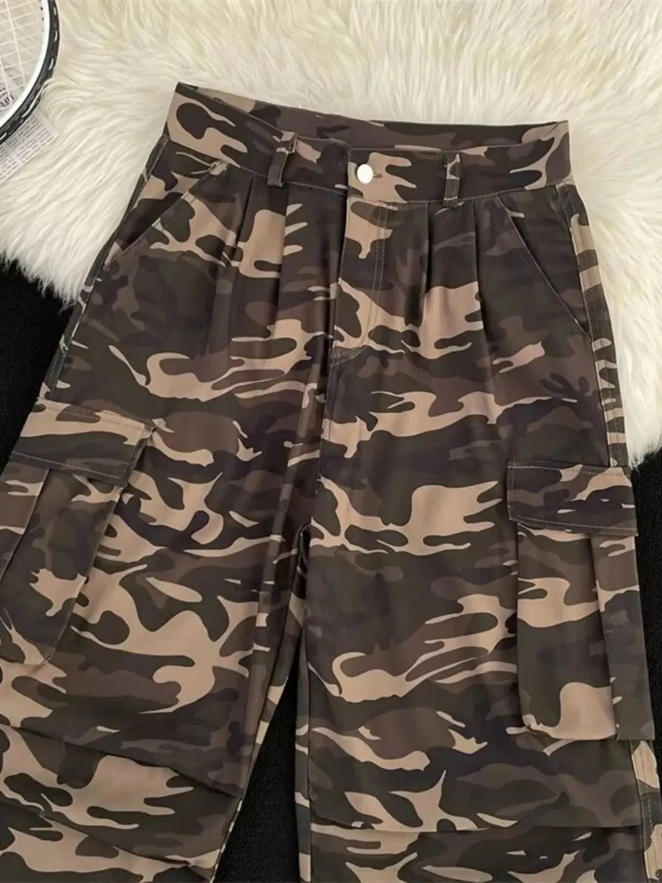 Men's Camouflage Cargo Shorts with Multiple Pockets Simply Love