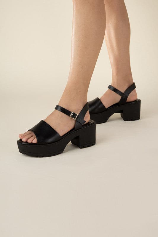 STACIE-S Platform Sandals.