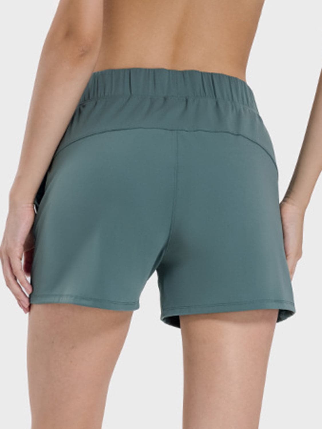 Elastic Waist Active Shorts.