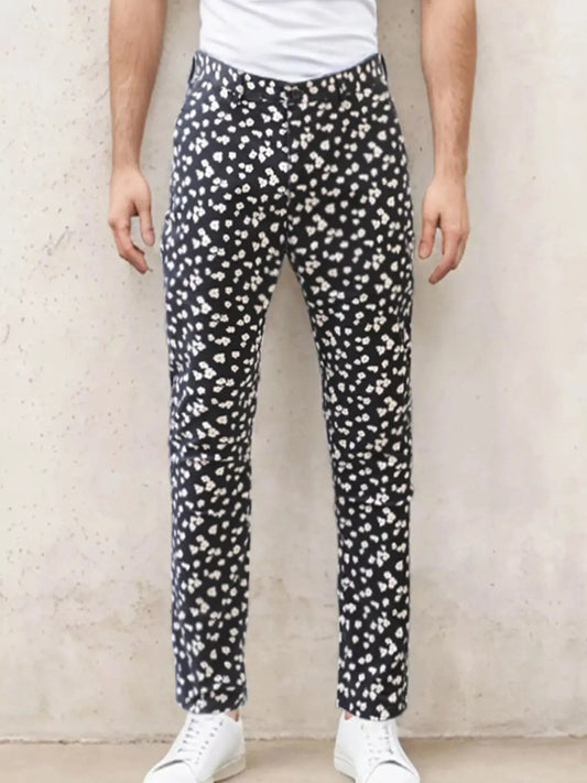 Men's Printed Casual Pants Simply Love
