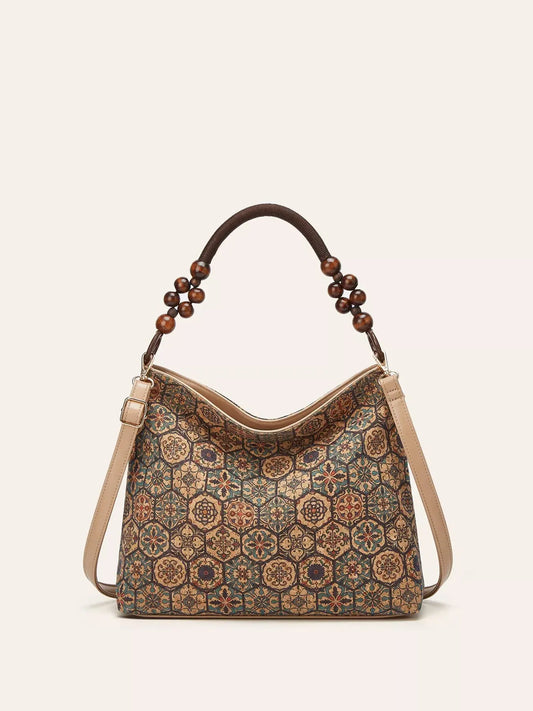 Bohemian Geometric Pattern Hobo Handbag Simply Love