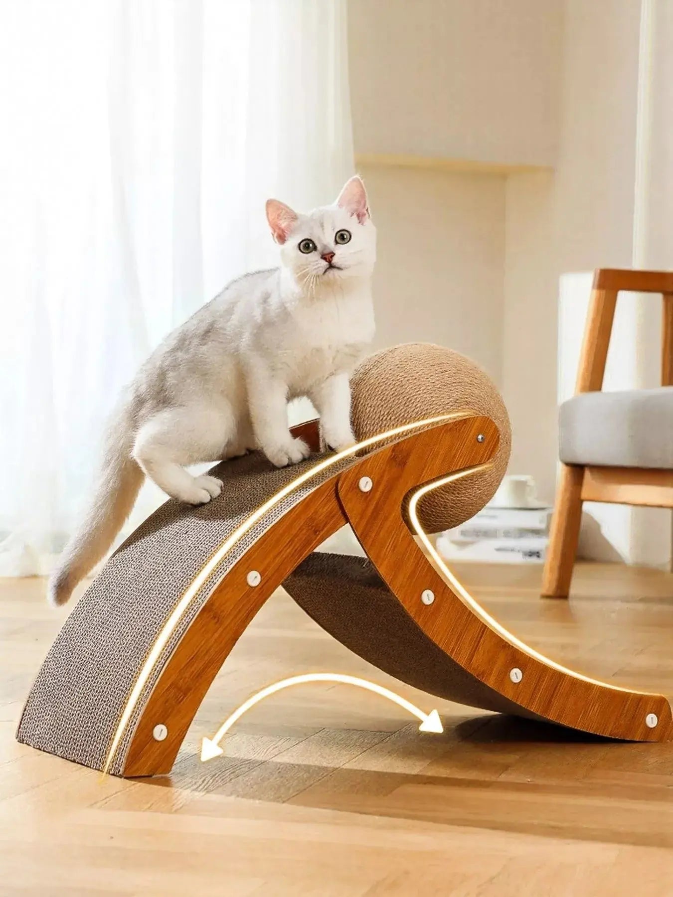 Interactive Ball & Ramp Cat Scratching Post Simply Love