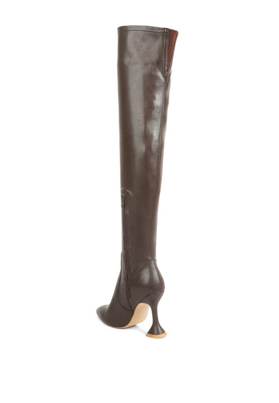 Brandy Faux Suede Over-the-Knee Boots