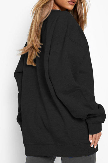 Simply Love: Flower Butterfly Sweatshirt