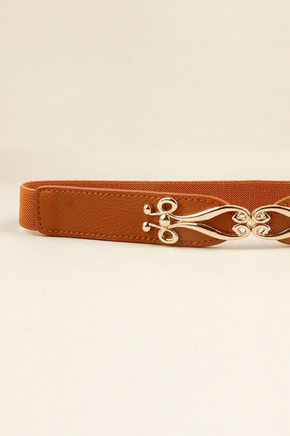 Alloy Buckle Elastic Belt.