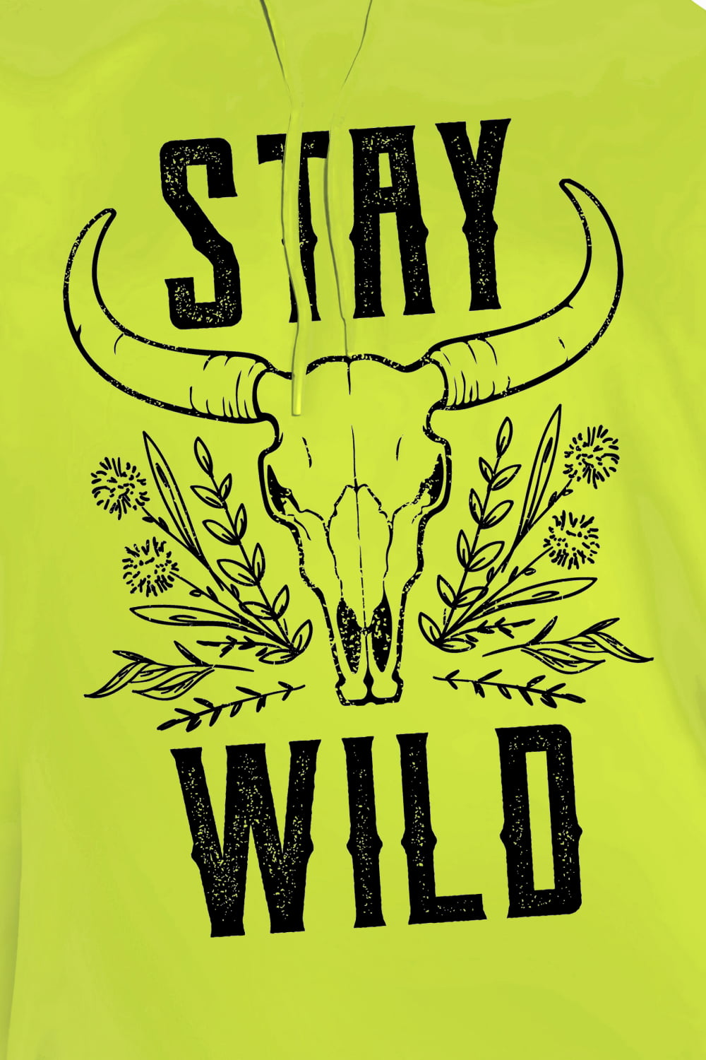 Simply Love: Wild Graphic Hoodie